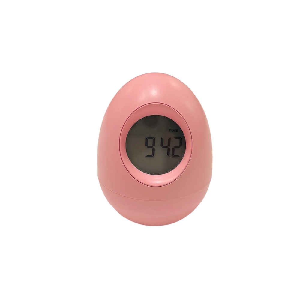 VTG Brookstone “Bob” 5-in-1 Wobble Clock in Pink  Excellent Condition